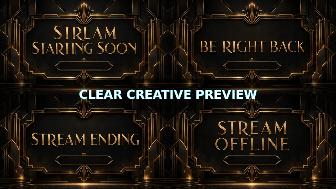 Watermarked preview of Luxury Gold screen pack
